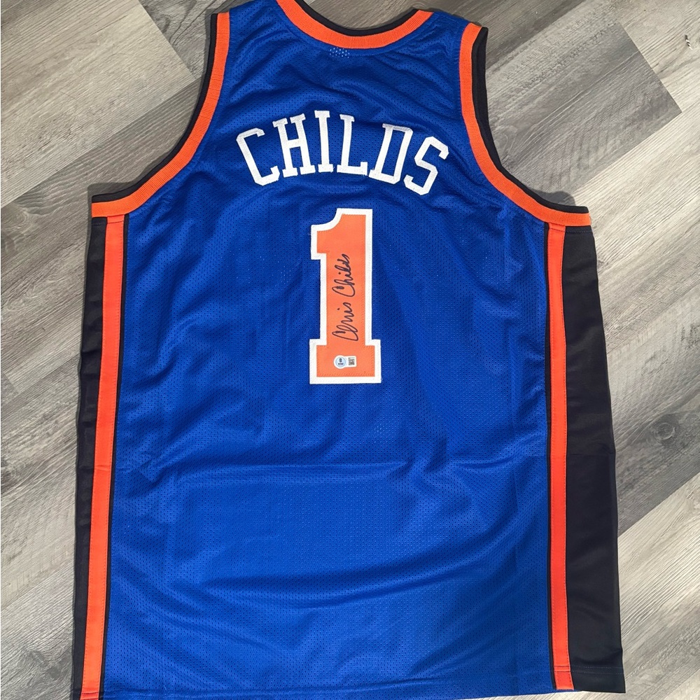 Autographed Childs Basketball Jersey